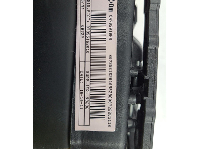 Подушка безопасности водителя 735516201   Fiat Punto Evo