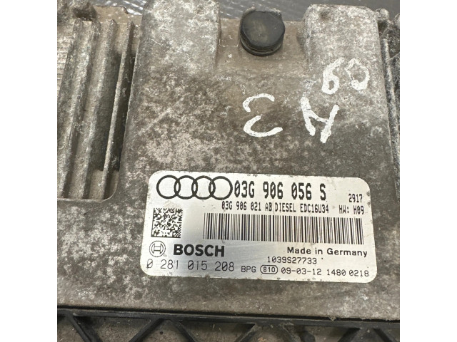 Блок управления двигателя 03G906021AB, 03G906056S   Audi A3 S3 8P