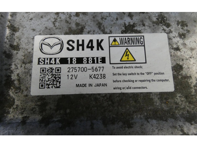 Блок управления двигателем ECU    SH4K18881E, 2757005677   Mazda 6