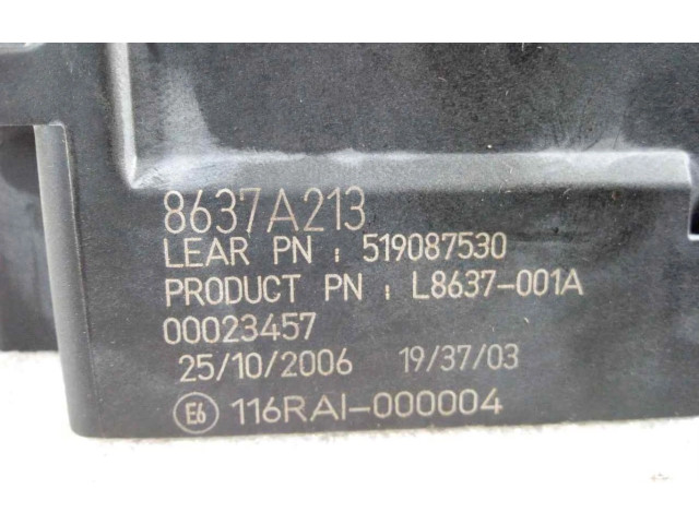  Pojistková skříňka 8637A213, 8637A213   Mitsubishi Outlander 