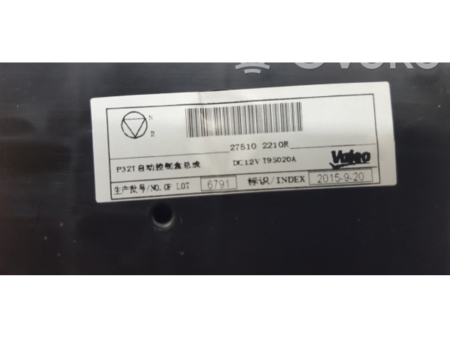 Блок управления климат-контролем 27510221, 5845T95020A   Renault Kadjar