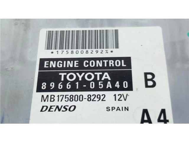 Блок управления 89661-05A40   Toyota Avensis T220