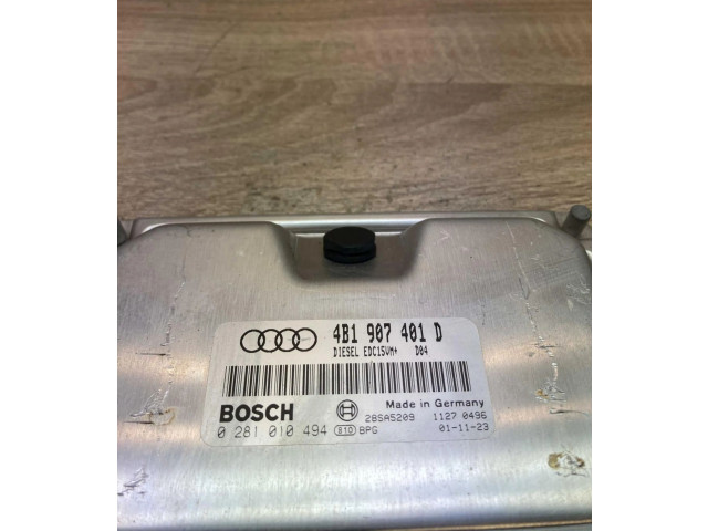 Řídící jednotka 4B1907401D, 0281010494Main   Audi A6 S6 C5 4B 1997