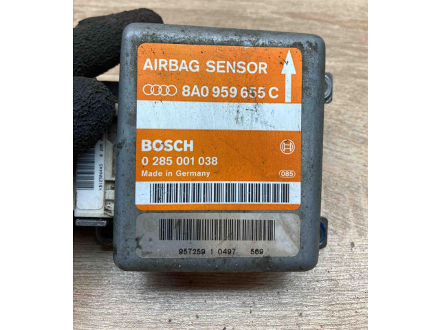 Блок подушек безопасности 8A0959655C, 0285001038   Audi A6 S6 C4 4A