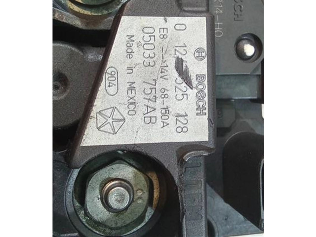 Генератор 05033757AB, 0124525128   Dodge Caliber      