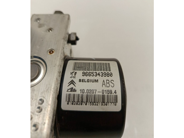 Jednotka ABS 9665343980, 10020701594   Peugeot 207 2009