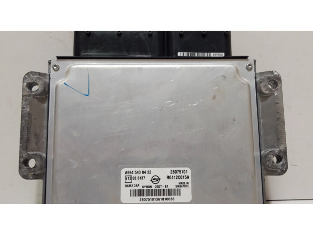 Блок управления двигателя A6645408432, 28075101   SsangYong Kyron