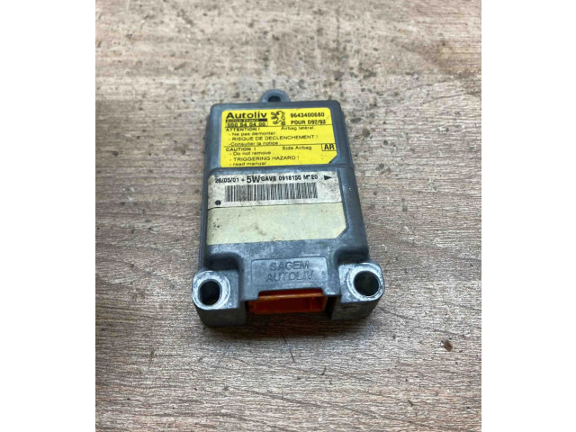 Блок подушек безопасности 550540400, 9643400680   Peugeot 406