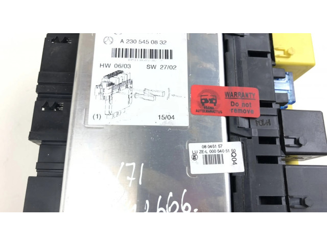   Pojistková skříňka 05045117, A2305454632   Mercedes-Benz SL R230 2004