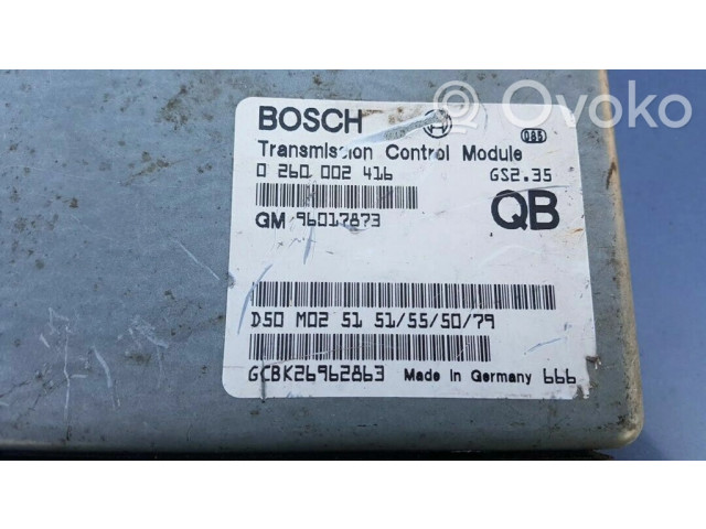 Блок управления коробкой передач 96017873, 0260002416   Opel Omega A