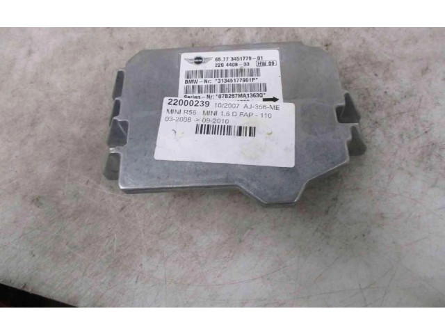 Блок подушек безопасности 65773451779, 65773451779   Mini One - Cooper Coupe R56