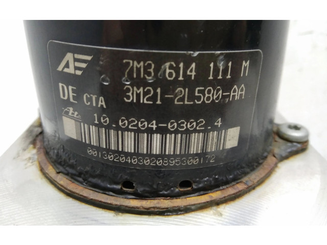 Jednotka ABS 3M212L580AA, 7M3614111M   Seat Alhambra (Mk1) 2002