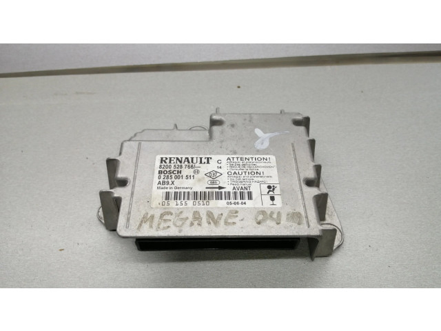 Блок подушек безопасности 8200528766, 0285001511   Renault Clio III