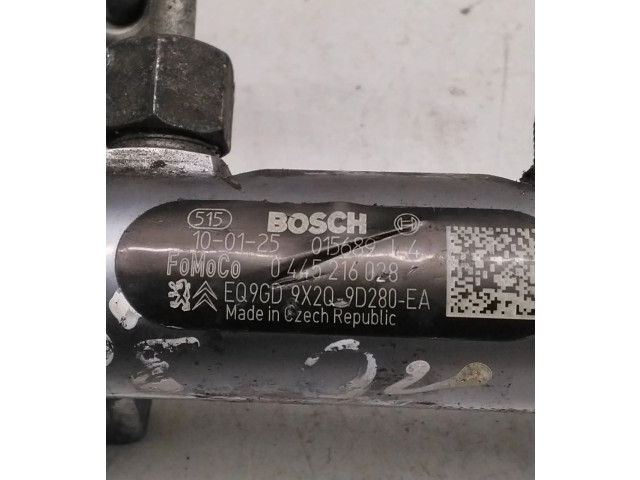 Vstřikovací lišta 9X2Q9D280EA, 0445216028   Citroen C6     