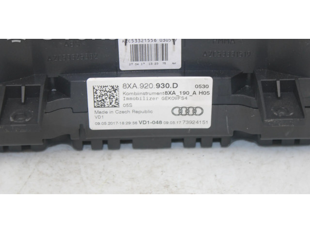 Панель приборов 8XA920930D   Audi A1       