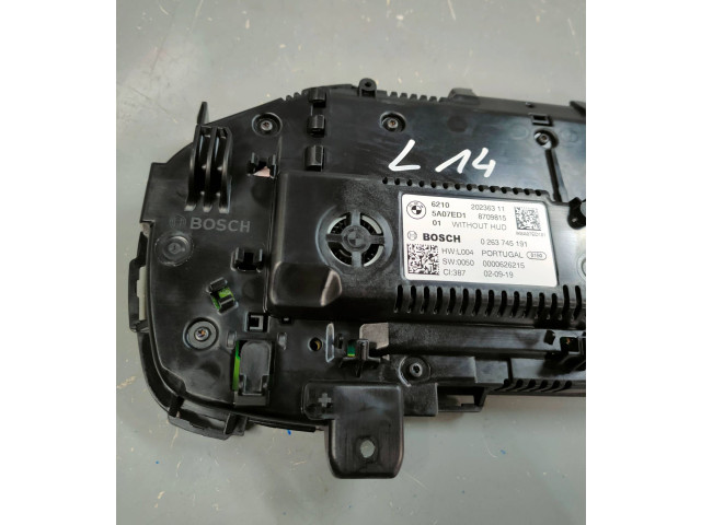 Přístrojová deska  BMW 3 G20 G21 2019 6210-5A07ED1, 62105A07ED1  