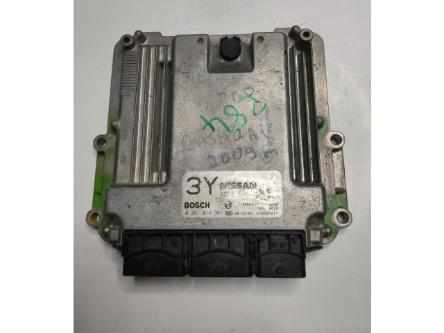 Řídící jednotka 23710JD78B, 0281013855   Nissan Qashqai 2008