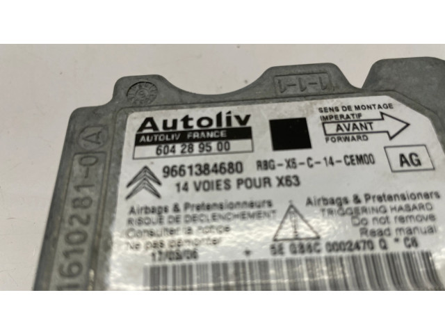 Блок подушек безопасности 9661384680   Citroen C6
