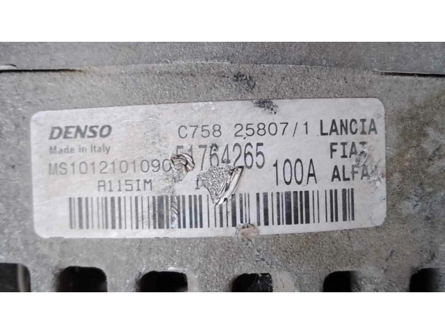 Генератор MS1012101090, ALTERNADOR   Fiat Bravo 1.9     