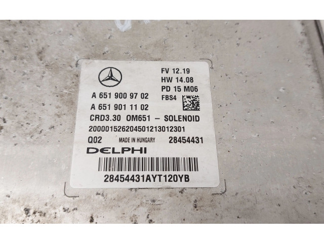 Řídící jednotka A6519009702, A6519011102   Mercedes-Benz CLA C117 X117 W117 2016