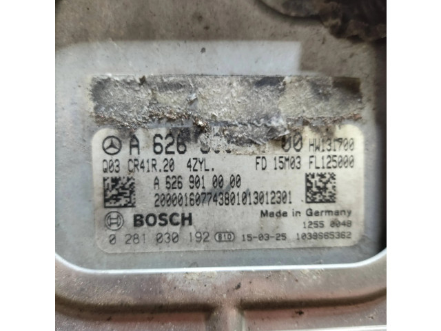 Řídící jednotka 0281030192, A6269010000   Mercedes-Benz C W205 2014