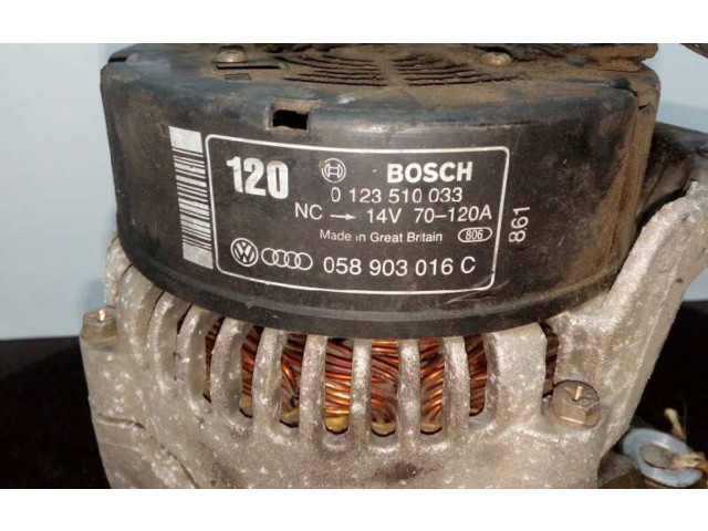 Генератор BOSCH, 120A   Audi A6 S6 C5 4B      