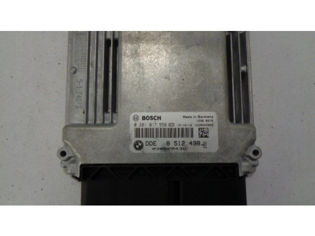 Řídící jednotka 0281017550, DDE8512498   BMW 3 E90 E91 2005