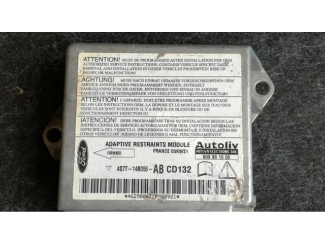 Блок подушек безопасности 4S7T14B056AB   Ford Mondeo Mk III