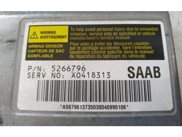 Блок подушек безопасности 5266796, 5266796   Saab 9-5