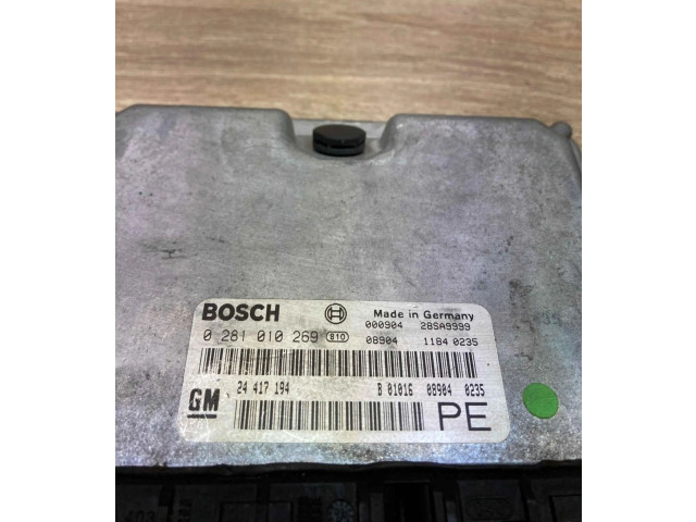 Řídící jednotka 24417194, 0281010269Used   Opel Vectra B 1996