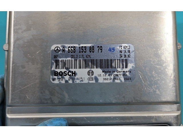 Řídící jednotka 0281011151, IMPRK1416692   Mercedes-Benz A W168 2004