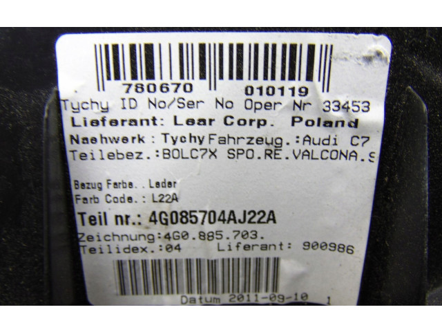 Подушка безопасности в сиденье 4G0885703   Audi A6 S6 C7 4G