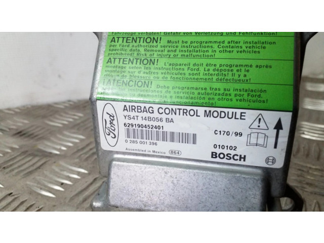 Блок подушек безопасности YS4T14B056BA, 0285001396   Ford Focus