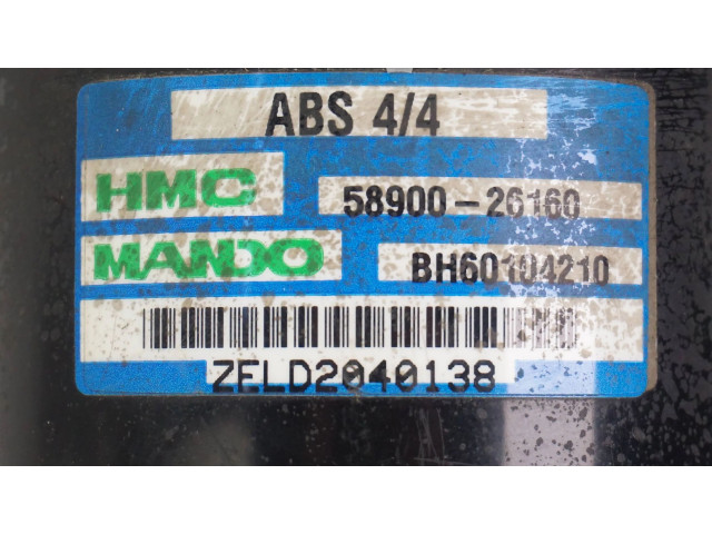 Jednotka ABS 5890026160, 0295626110   Hyundai Santa Fe 2002