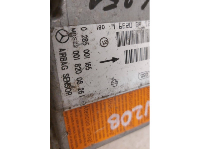 Блок подушек безопасности 0285001165, 0018200826   Mercedes-Benz CLK A208 C208