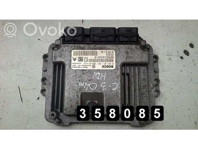 Блок управления двигателя 0281011861   Citroen C3