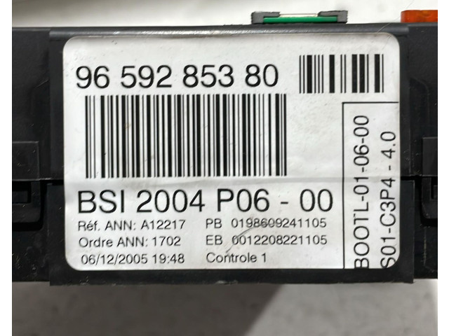 Řídící jednotka SW9661700480, SW9661700480   Citroen C2 2006