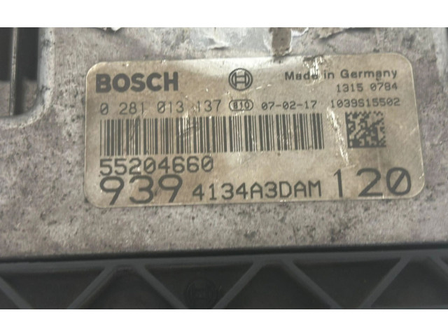 Řídící jednotka 0281013137, 0281013137   Fiat Croma 2008