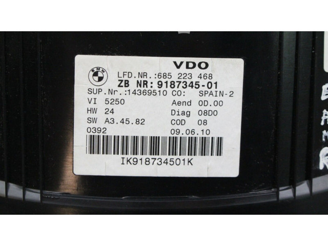 Přístrojová deska  BMW 3 E90 E91 2005 9187345  