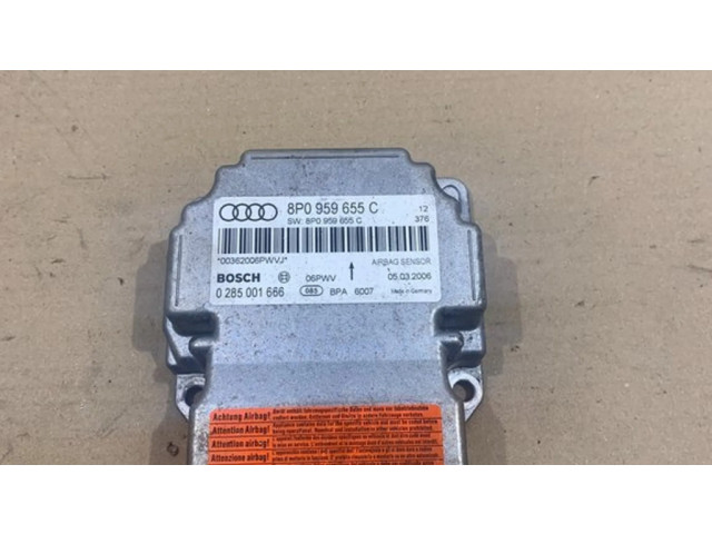 Блок подушек безопасности 8P0959655C, 0285001666   Audi A3 S3 8P