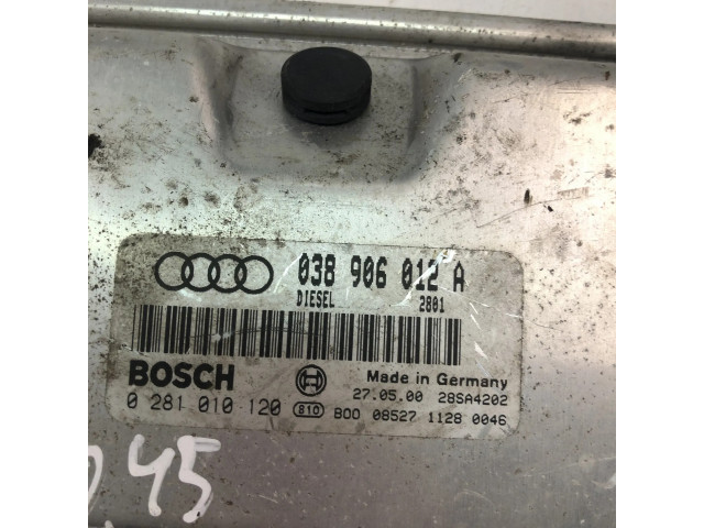 Блок управления двигателем Блок управления 038906012A, 0281010120   Audi A3 S3 8L