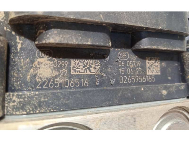 Jednotka ABS 476603ZL0A, 0265956165   Nissan Pulsar 2015