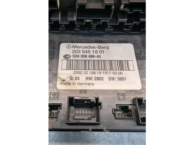   Pojistková skříňka 2035451801, 5DK00848640   Mercedes-Benz C W203 2000