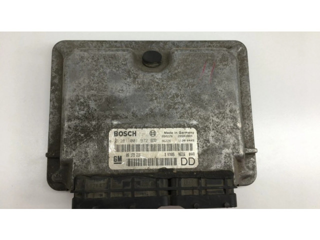 Řídící jednotka 0281001972, 09173216   Opel Sintra 1996