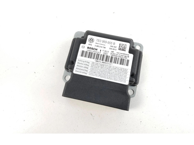 Блок подушек безопасности 7E0959655B, 0285010798   Volkswagen Transporter - Caravelle T5