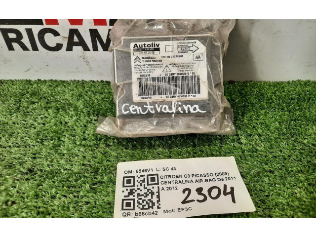 Zpětné zrcátko  Citroen C3 Picasso 2011  6546V1, 6546V1  