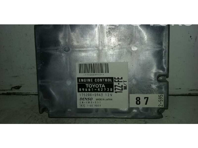 Řídící jednotka 1752005943, 8966142730   Toyota RAV 4 (XA10) 2002