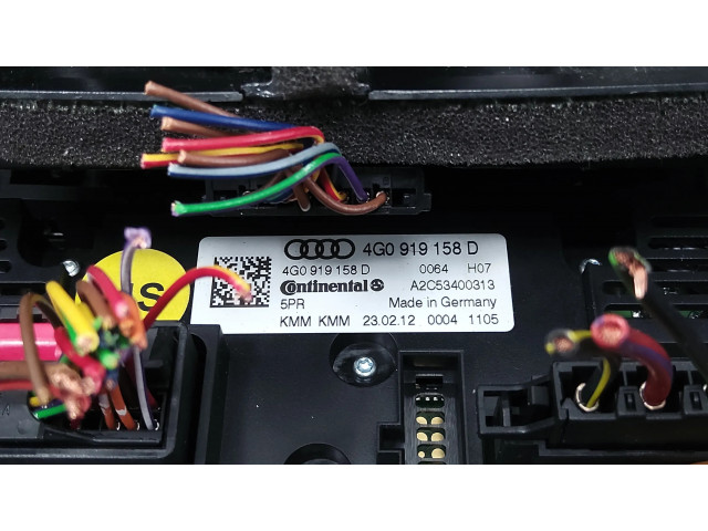 Блок управления климат-контролем 4G0919158D   Audi A7 S7 4G