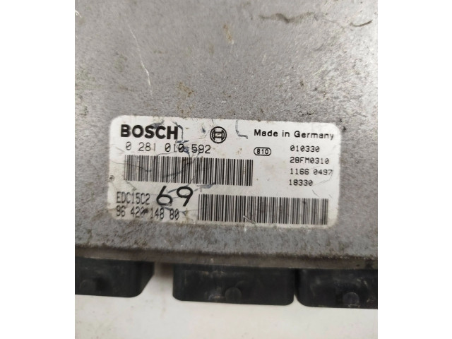 Другие блоки управления / модули 9642014880, 0281010592   Peugeot 306   
