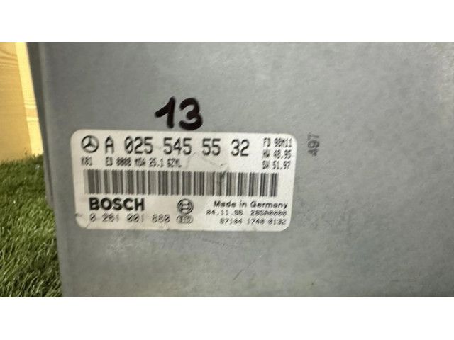 Řídící jednotka A0255455532, CENTRALITAMOTORUCE   Mercedes-Benz E W210 